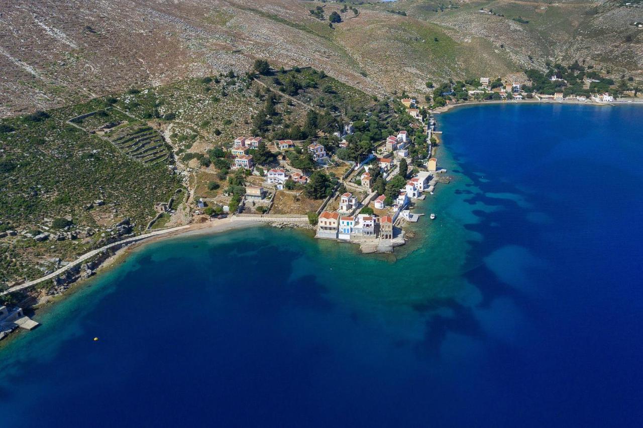 Maravelia Mare Pensionat Symi Exteriör bild